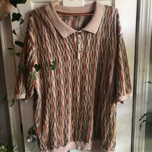Thrifted Knitted Polo Shirt